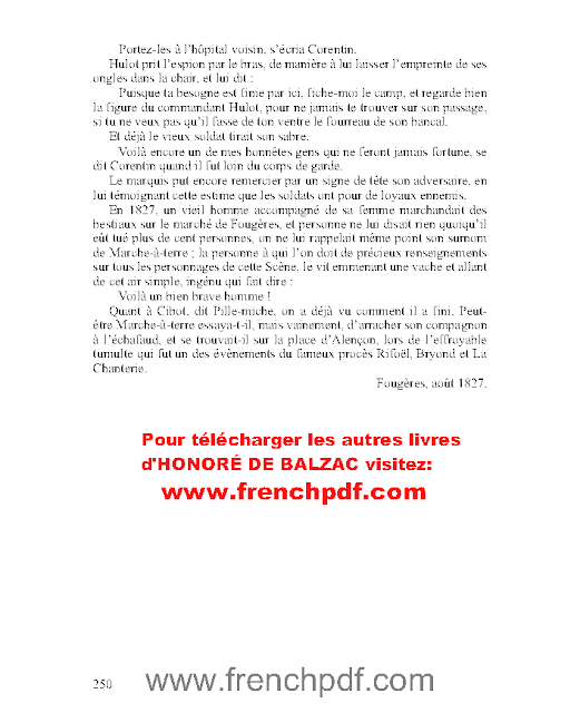 Les chouans en pdf : Honoré de Balzac à télécharger gratuitement 4