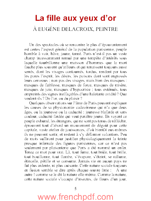 La fille aux yeux d’or en pdf par Honoré de Balzac 2