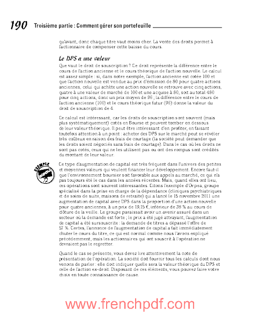 La bourse pour les nuls pdf à télécharger gratuitement 3