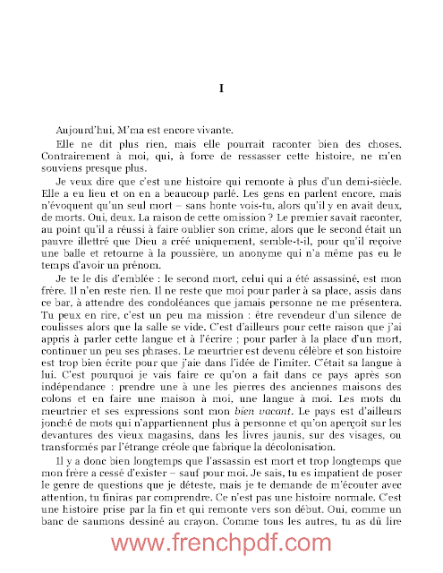 Roman: Meursault, contre-enquête en pdf de Kamel Daoud 3