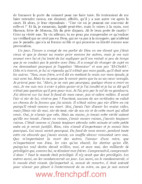 Roman: Meursault, contre-enquête en pdf de Kamel Daoud 5