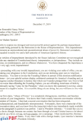 [PDF] Trump Letter to Pelosi PDF