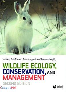 Wildlife Ecology, Conservation, and Management [PDF] free Download