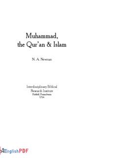Muhammad, the Qur’an & Islam [PDF]