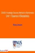 A Brief Introduction to Biostatistics [PDF]