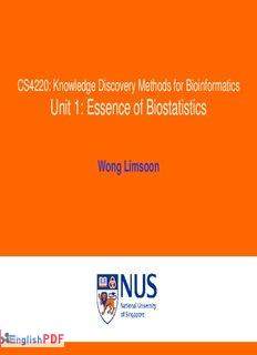 A Brief Introduction to Biostatistics [PDF]