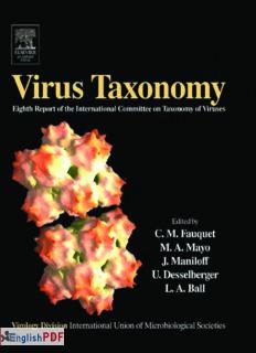 Virus Taxonomy: VIIIth Report of the International Committee on Taxonomy of Viruses [PDF]