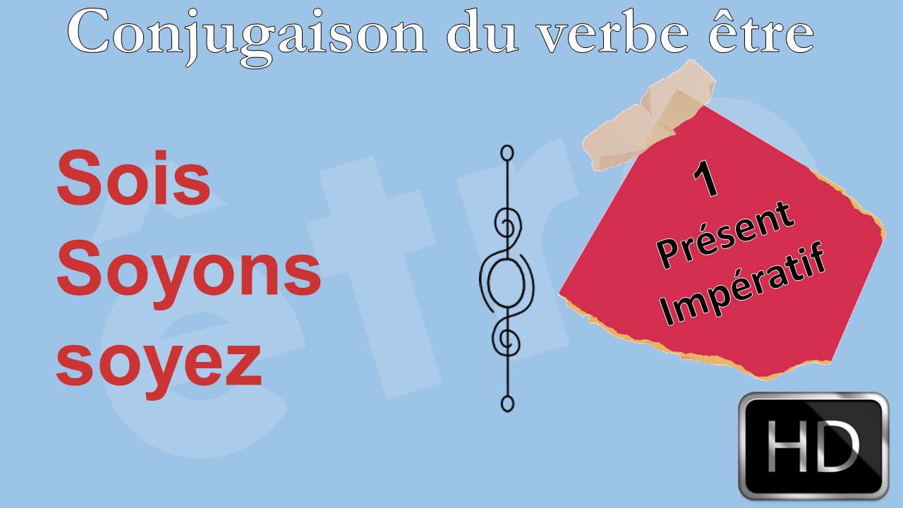 Le verbe Être - Impératif - Présent 4