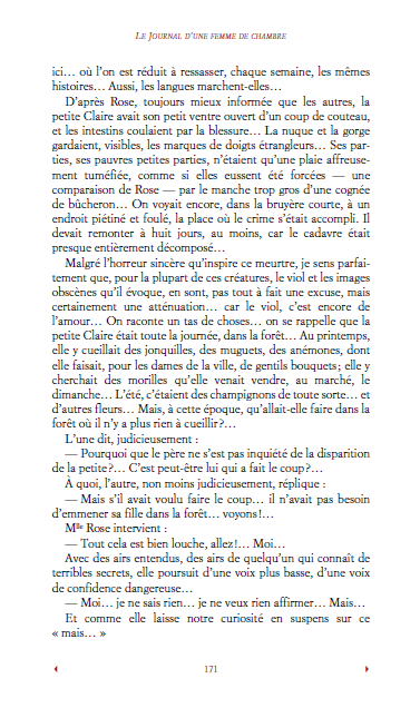 le journal d'une femme de chambre livre PDF
