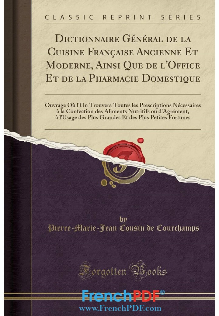 Dictionnaire général de la cuisine française ancienne et moderne en PDF 3