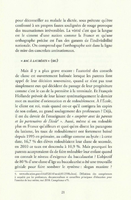 La face cachée de l'école en pdf par Arnauld de Tocquesaint 16