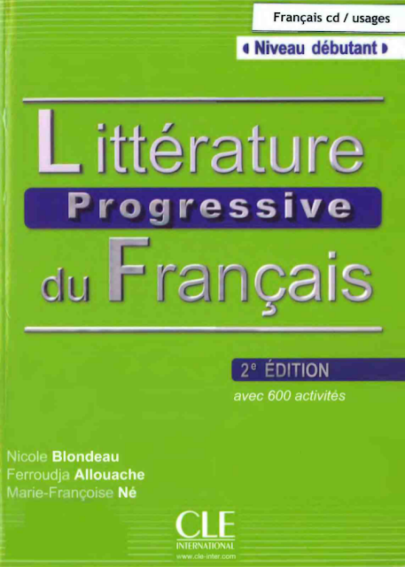 Littérature progressive du français Niveau débutant - Avec 600 activités 2