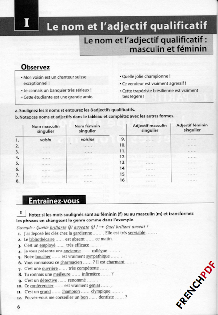 Les 500 Exercices De Grammaire A2 PDF Gratuit Avec Corrigés