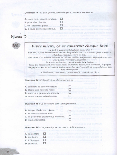 tef test devaluation de français 250 activites pdf