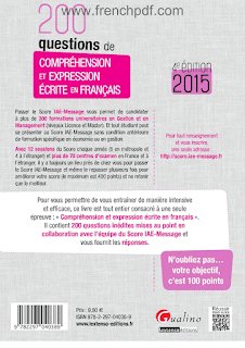 200 Questions de compréhension et expression écrite en français 11