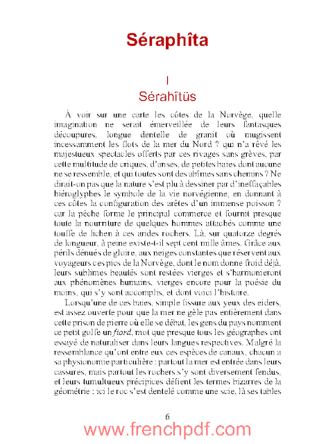 Roman: Séraphîta en pdf par Honoré de Balzac 2