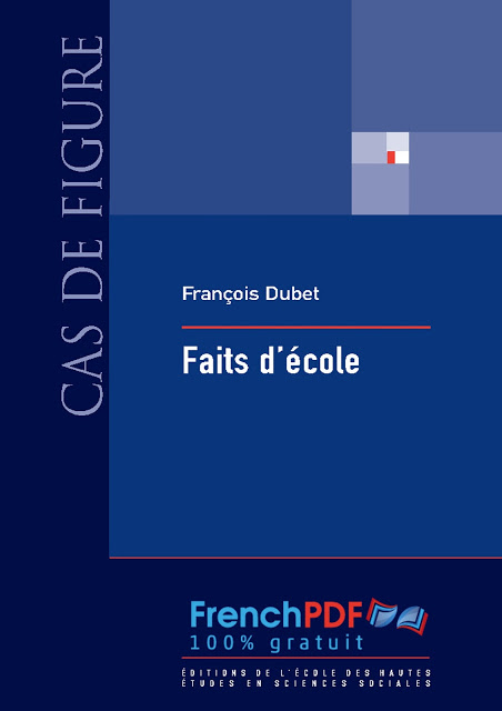 Faits d'école de François Dubet 1