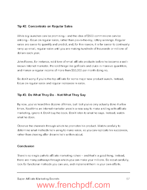 Super affiliate secrets PDF book for free 4