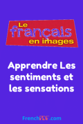 Apprendre Les sentiments et les sensations – Le français en images
