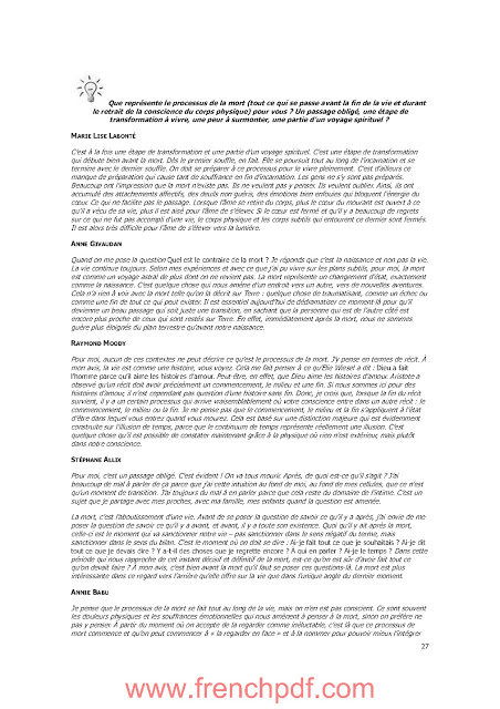 Mourir l'âme en paix - Ouellet Sylvie 7