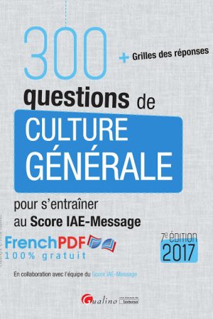 300 Questions de Culture Générale PDF