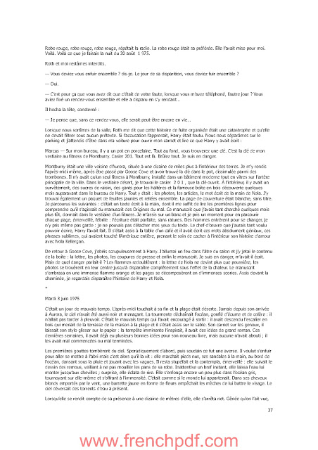 livre la vérité sur l'affaire harry quebert pdf