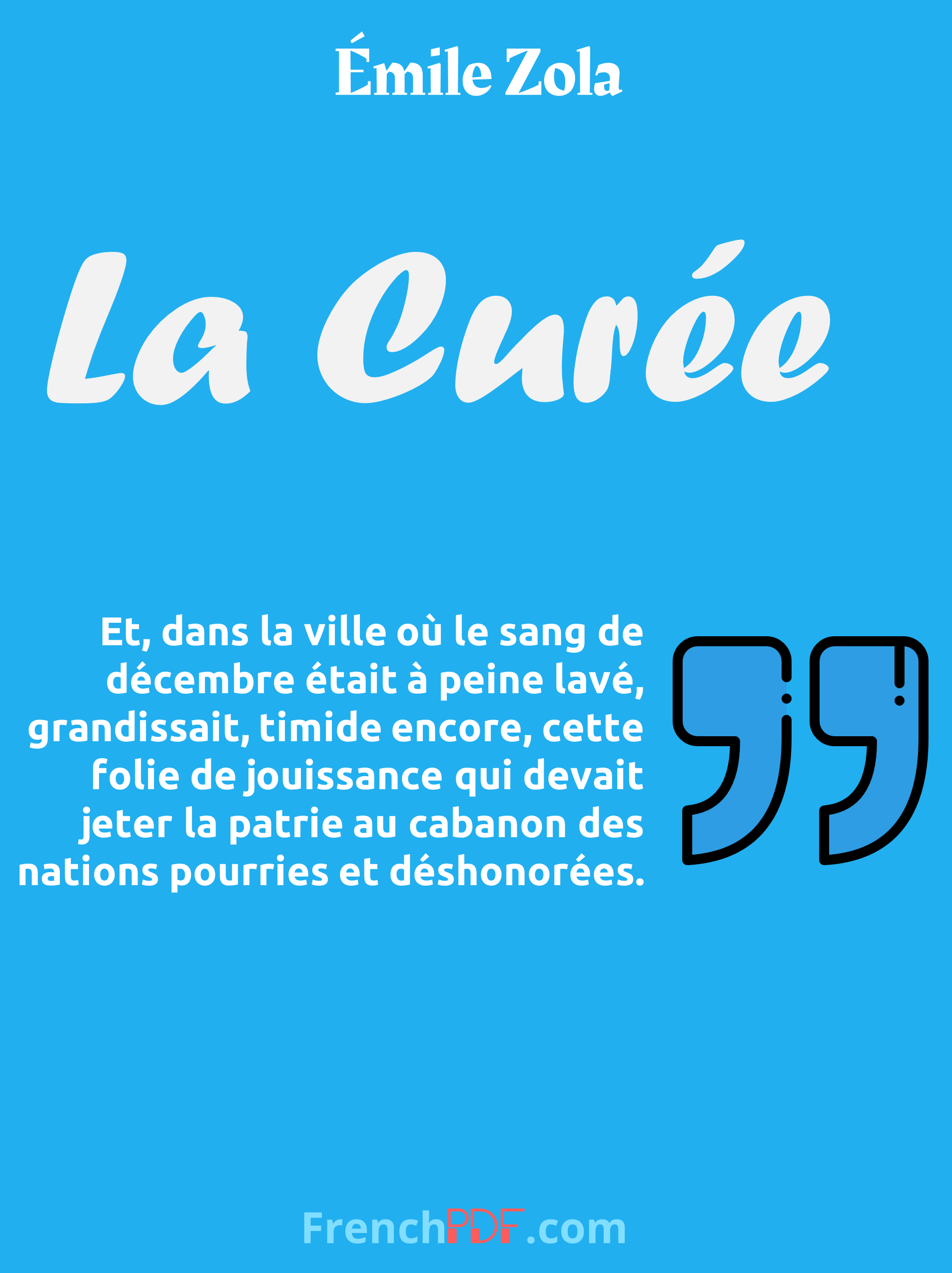 Roman LA CURÉE émile zola