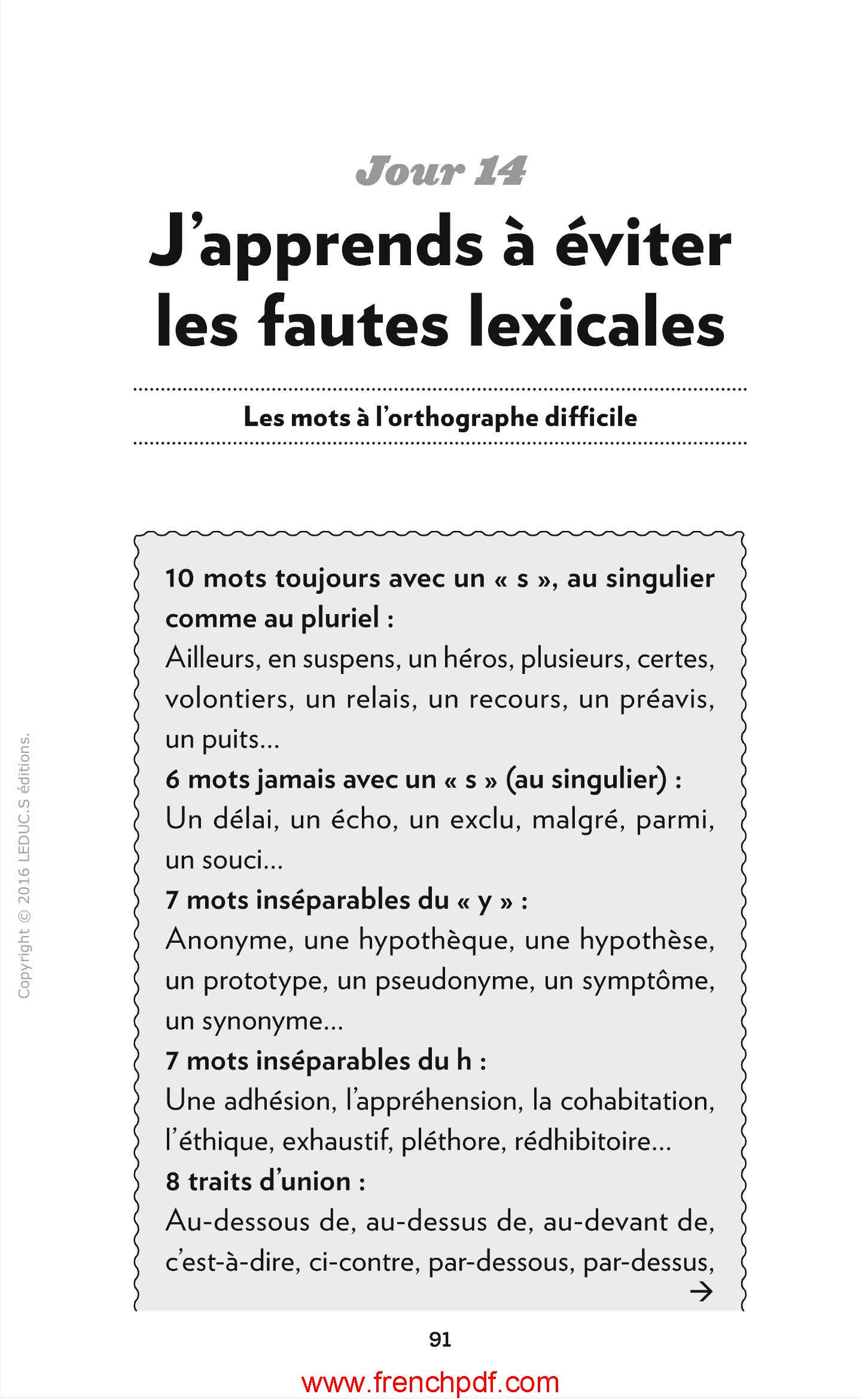 L'Anti-fautes de français PDF Gratuit 7