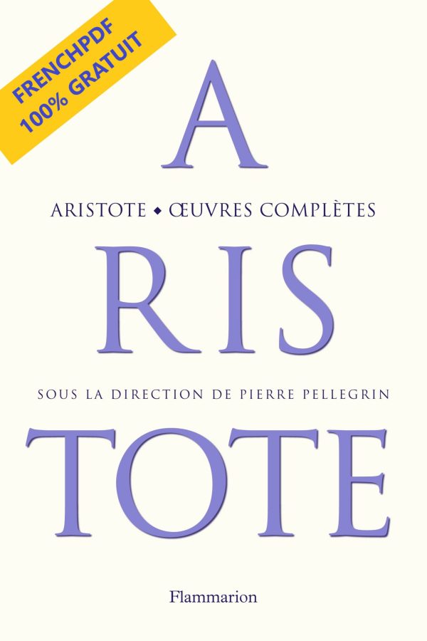 Aristote Œuvres Complètes PDF