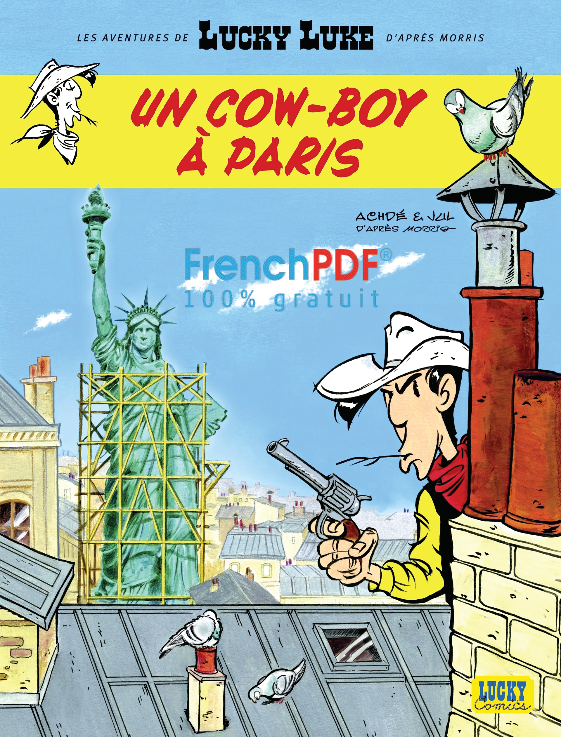 Lucky Luke - Tome 8 : Un Cow-boy à Paris PDF 1