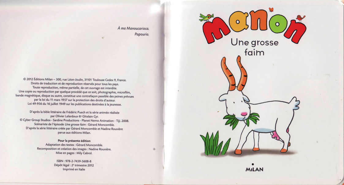 Manon, Une grosse faim Conte pour enfants 3