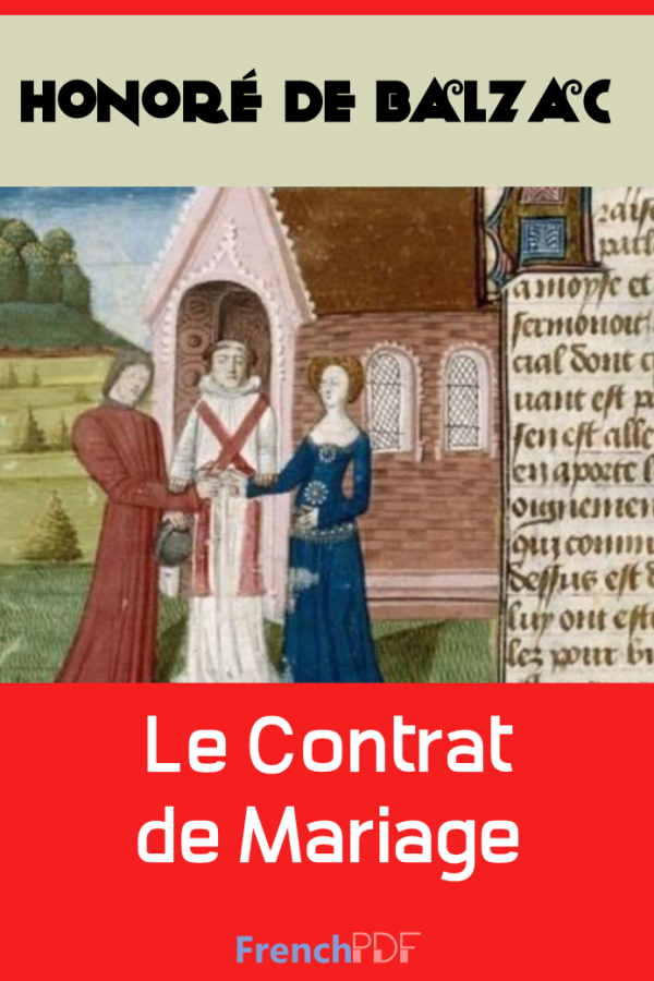 Le Contrat de Mariage PDF