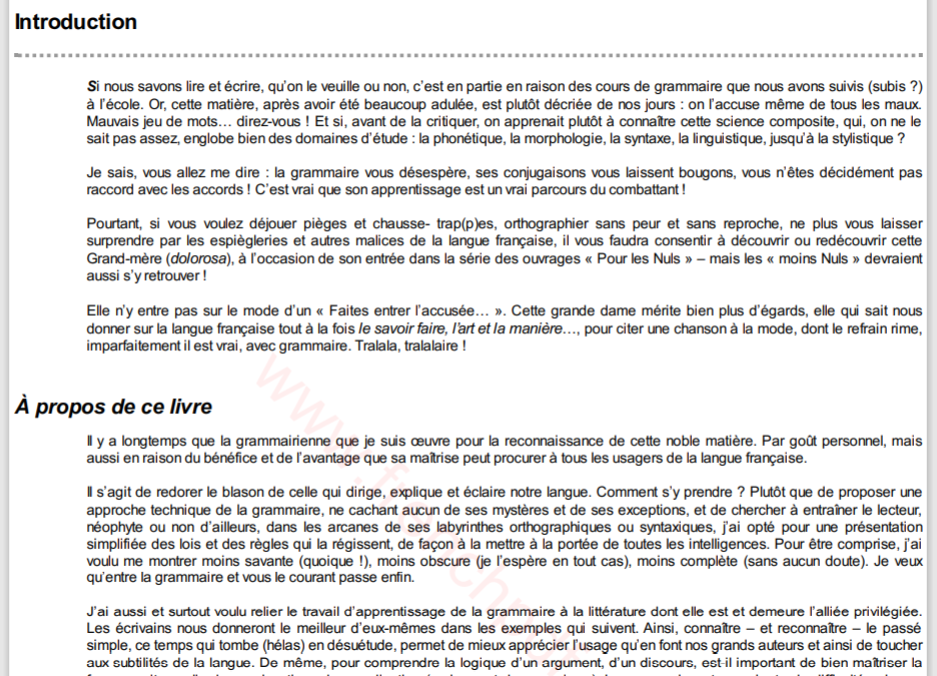 la Grammaire francaise pour les nuls image 1