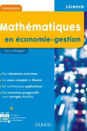 Mathématiques en économie gestion PDF Stéphane Rossignol