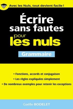 ‏Écrire sans faute pour les nuls PDF