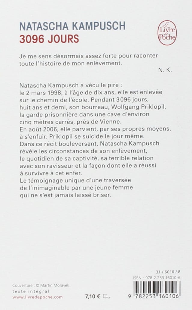 3096 Jours de Natascha Kampusch