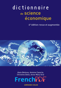 Télécharger Dictionnaire de Science Économique