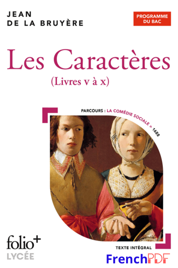 Les caractères PDF de Jean La Bruyère