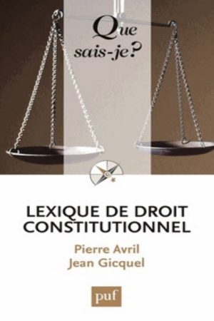 Lexique de droit constitutionnel PDF