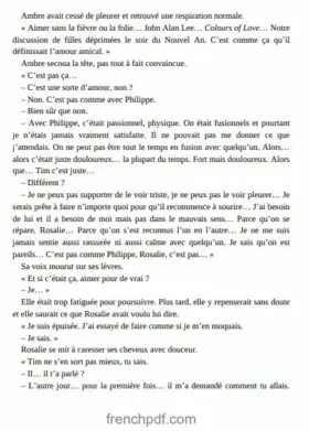 je revenais des autres