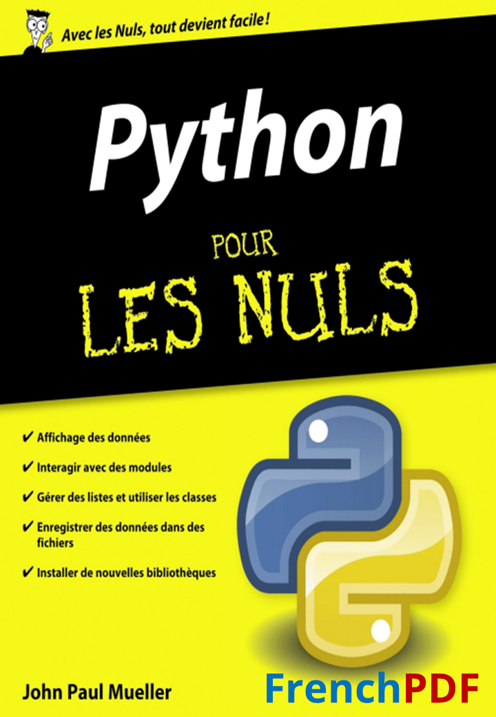 Python Pour les Nuls PDF de John Paul Mueller