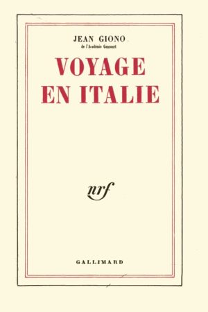 Voyage en Italie PDF Jean Giono (1979)