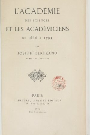 Académie des Sciences PDF