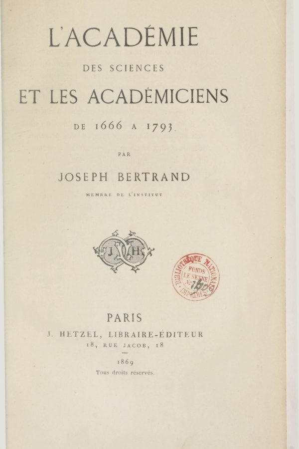 Académie des Sciences PDF