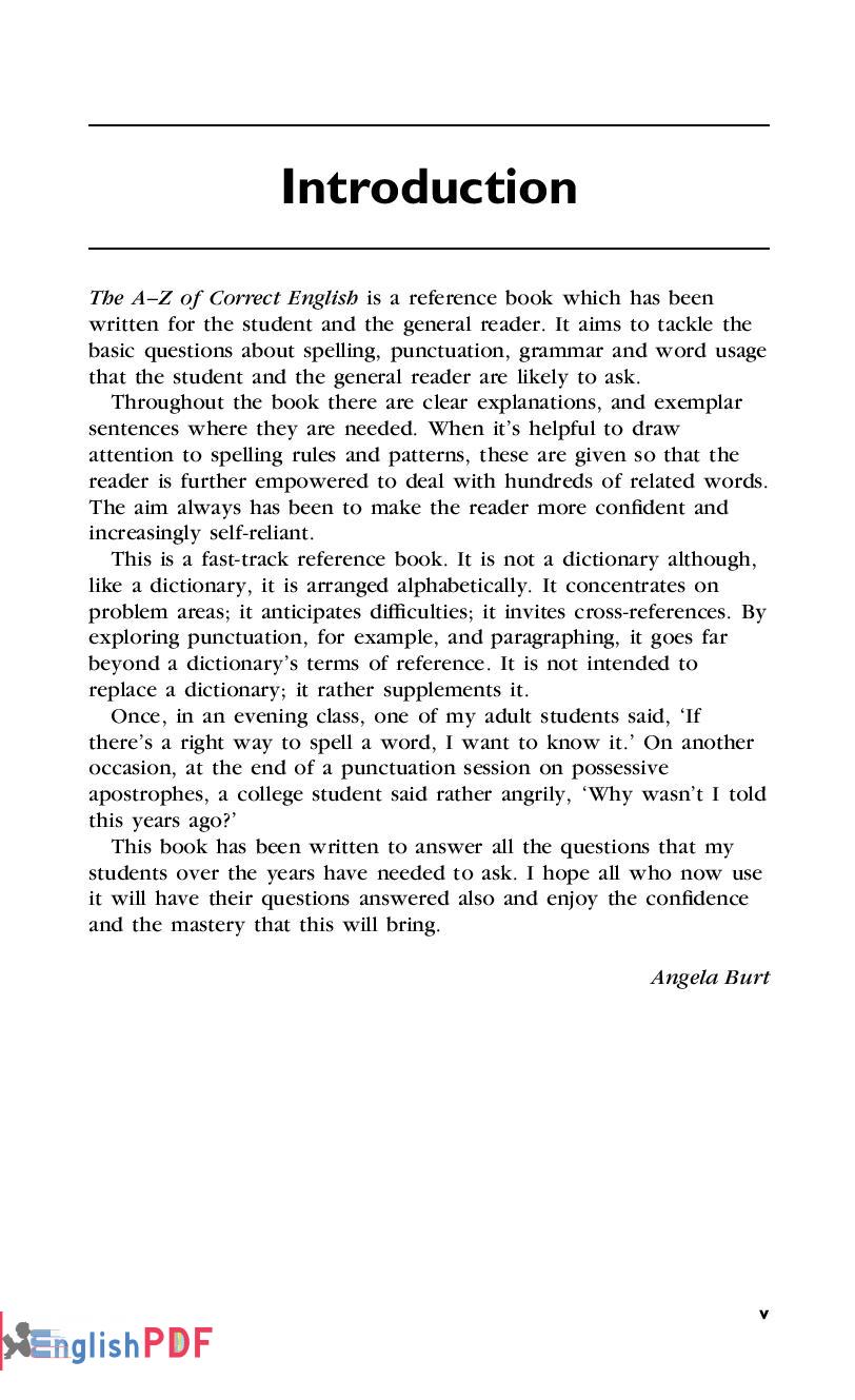 The A Z of Correct English PDF EnglishPDF page 002